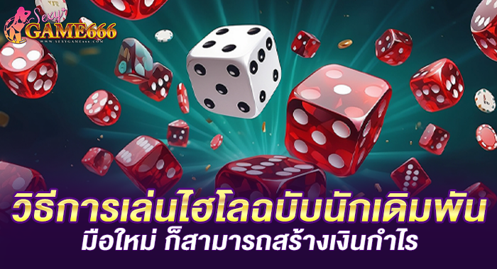 วิธีการเล่นไฮโลฉบับนักเดิมพันมือใหม่ ก็สามารถสร้างเงินกำไร