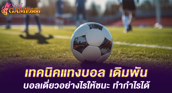 เทคนิคแทงบอล เดิมพันบอลเดี่ยวอย่างไรให้ชนะ ทำกำไรได้